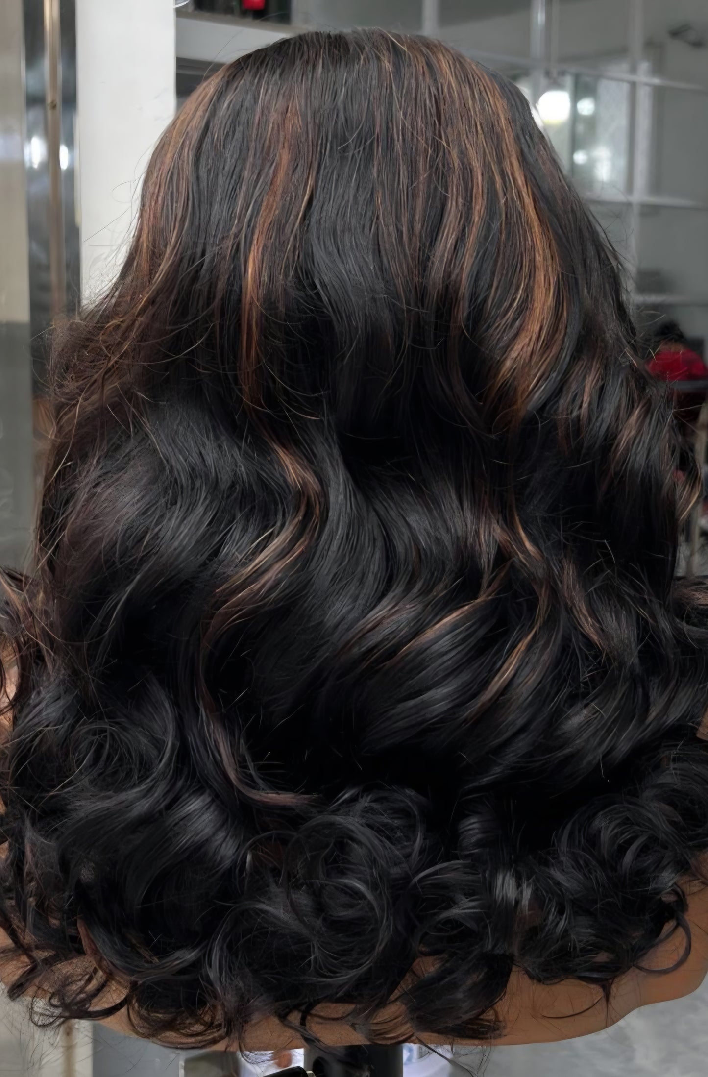 Moira Hair 100% Human Hair Wavey - KENYA 5x5 HD Lace 250 density 18"