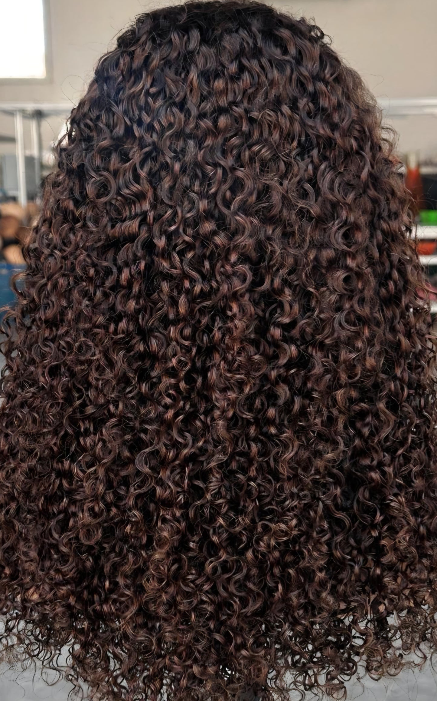 Moira Hair 100% Human Hair Jerry Curl - BEYONCE 23x4 HD Lace 250 density 22"