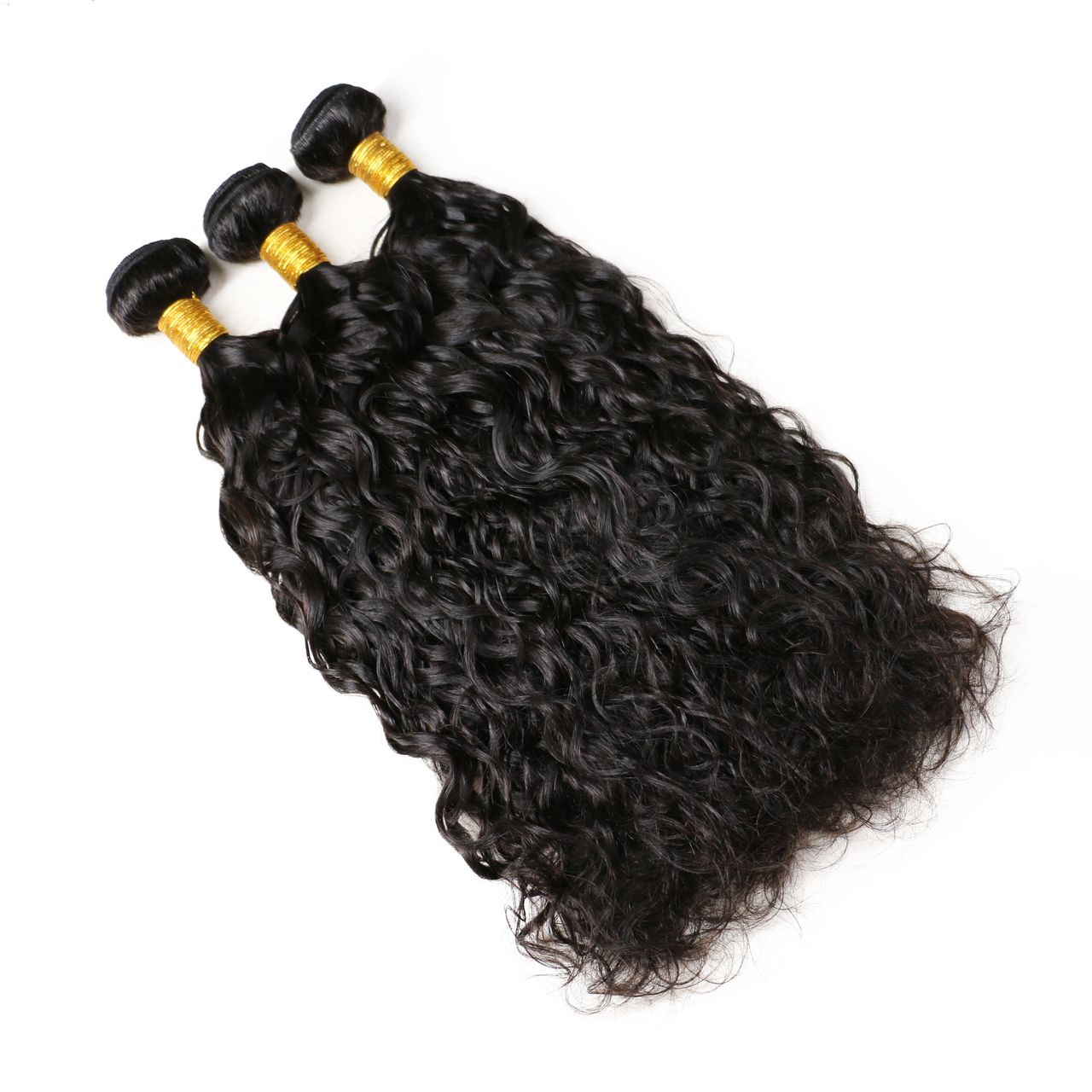 Water wave curls weft