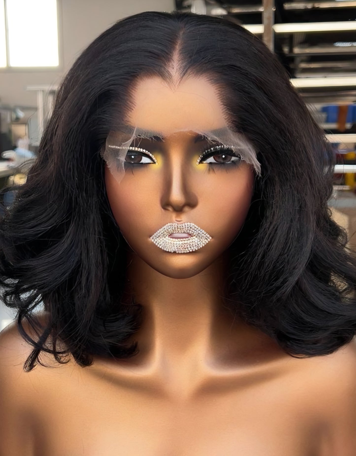 Moira Hair 100% Human Hair Bouncy Curly - MITCHELL 5x5HD Lace 250 density 14"