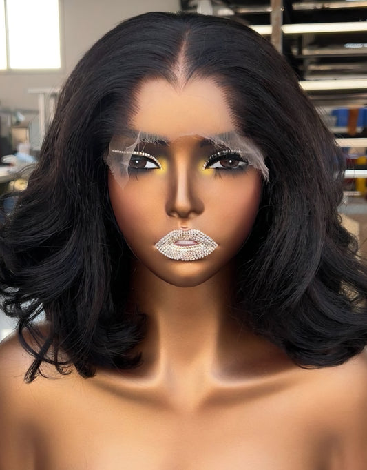 Moira Hair 100% Human Hair Bouncy Curly - MITCHELL 5x5HD Lace 250 density 14"