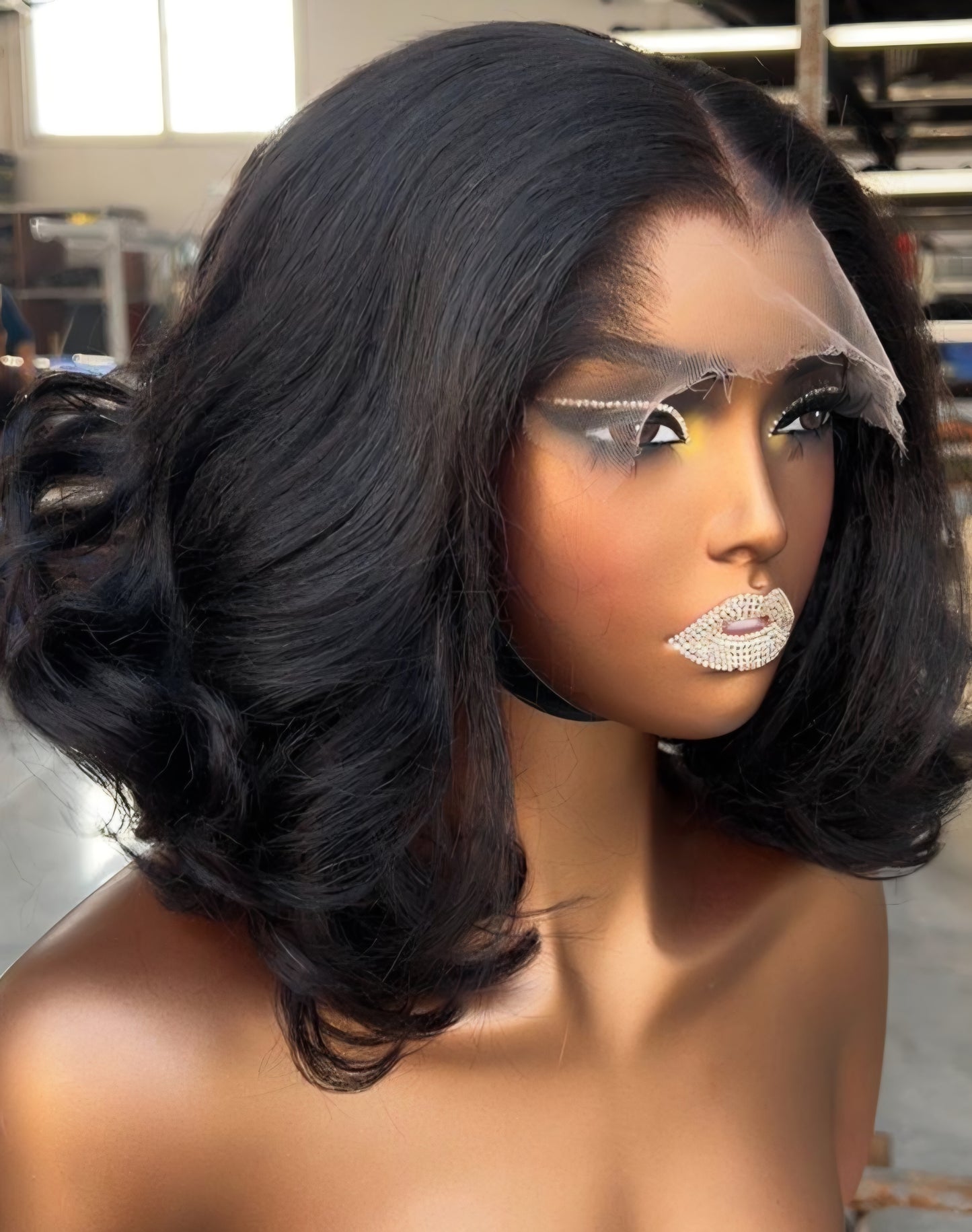 Moira Hair 100% Human Hair Bouncy Curly - MITCHELL 5x5HD Lace 250 density 14"