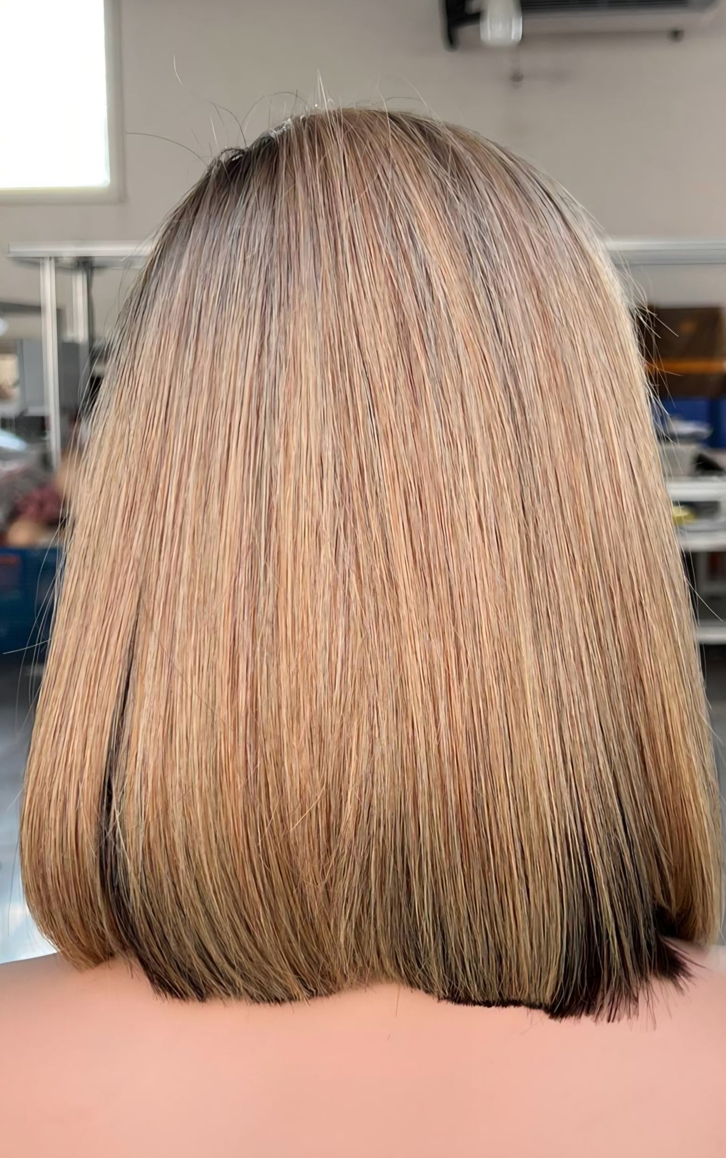 Moira Hair 100% Human Hair Blonde Girl Straight - KERAN 5x5 HD Lace 250 density 8"