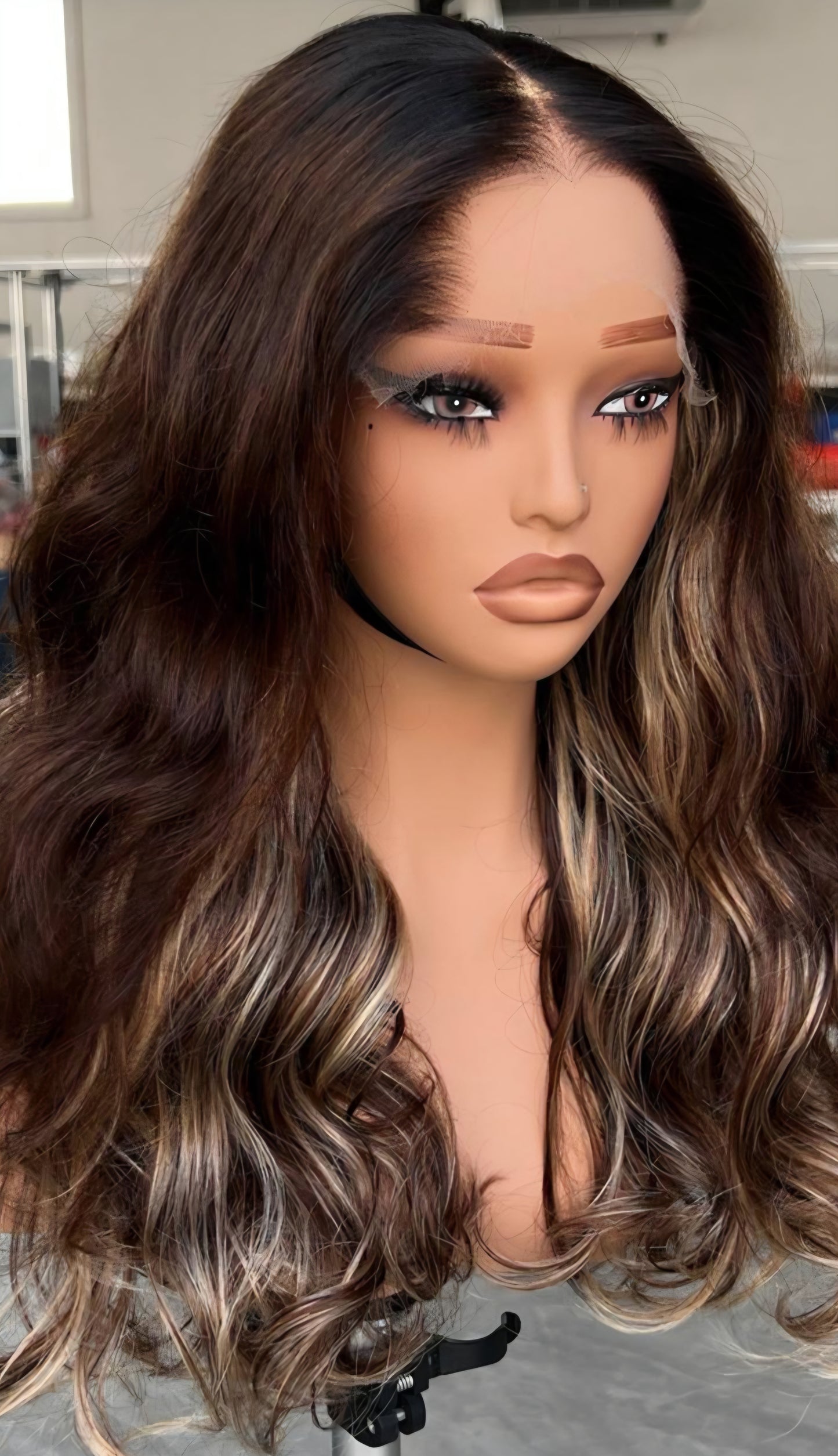 Moira Hair 100% Human Hair Beach Wave - FAITH 5x5 HD Lace 250 density 18"