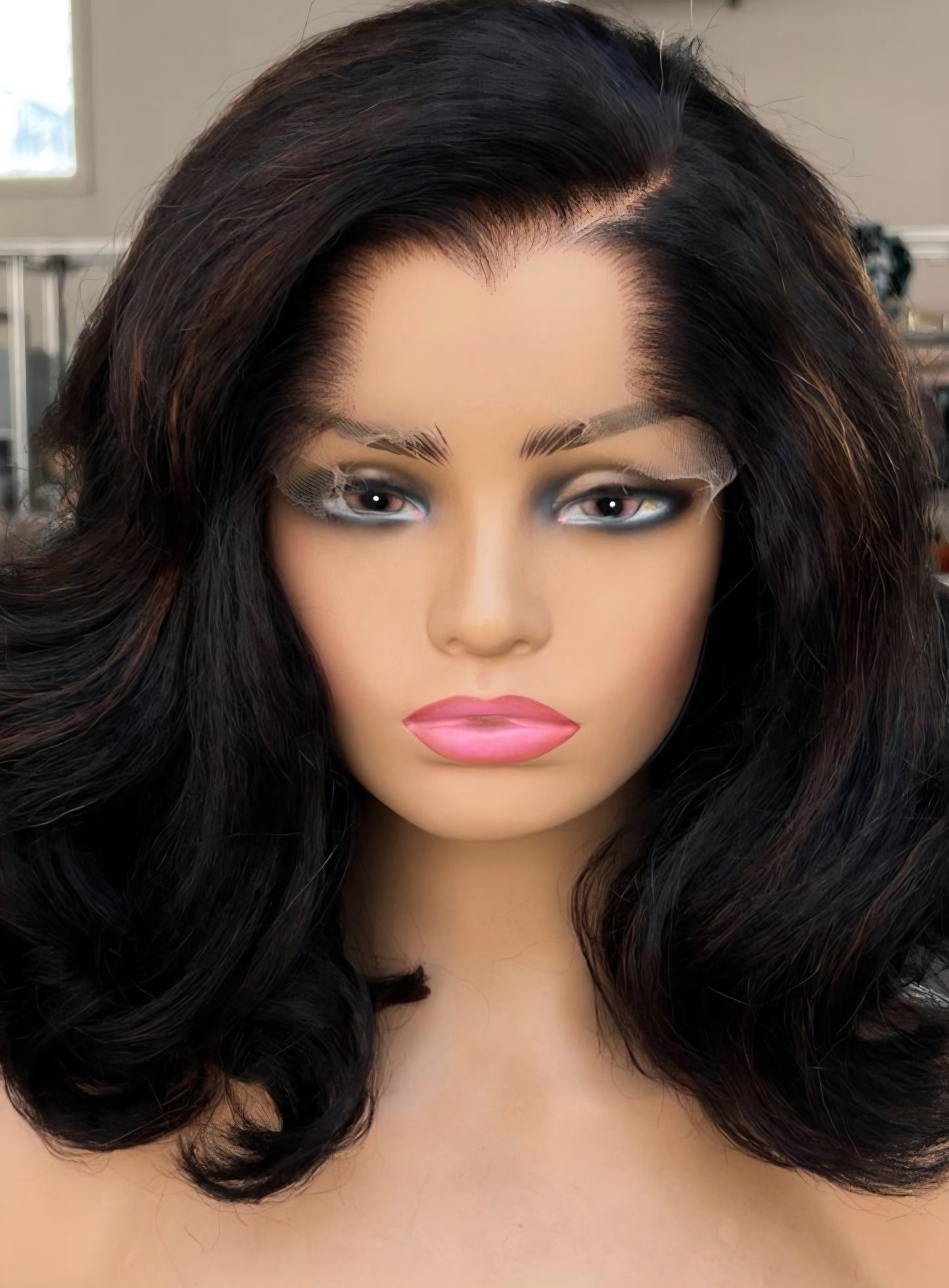 Moira Hair 100% Human Hair Bouncy Curls - CHERYL 5x5 HD Lace 180 density 14"