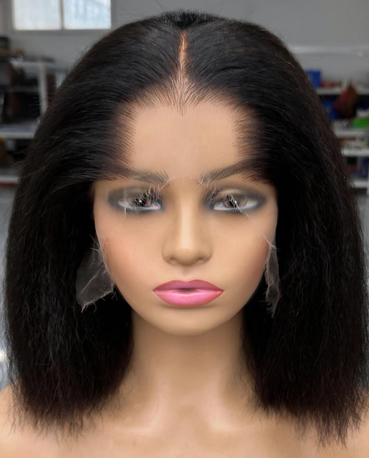 Moira Hair 100% Human Hair Kinky Texture - LEXI 13x4 HD Lace 180 density 10"