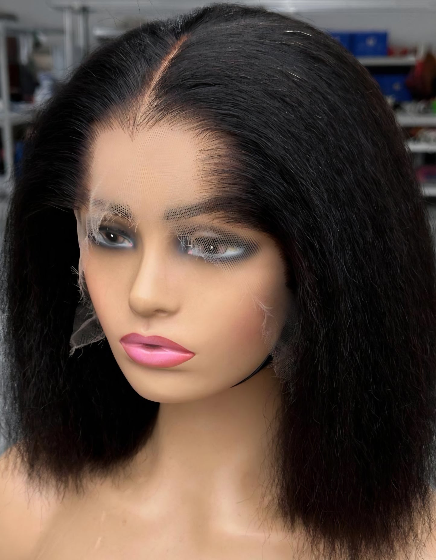 Moira Hair 100% Human Hair Kinky Texture - LEXI 13x4 HD Lace 180 density 10"