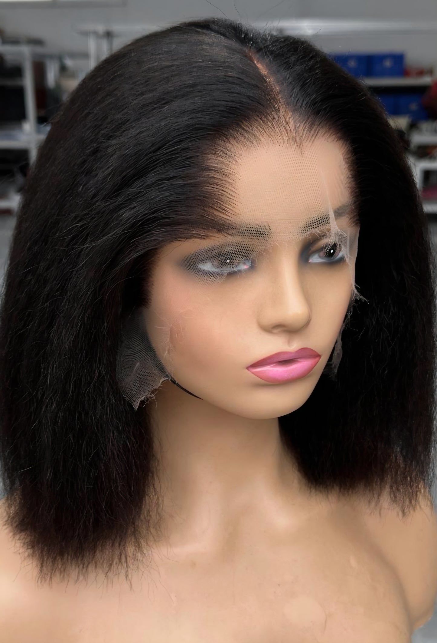 Moira Hair 100% Human Hair Kinky Texture - LEXI 13x4 HD Lace 180 density 10"