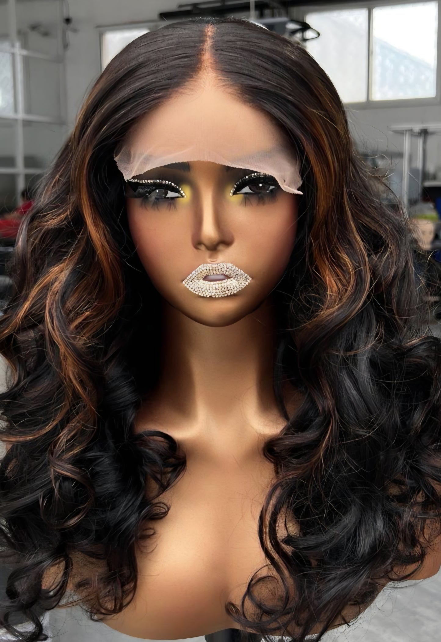 Moira Hair 100% Human Hair Wavey - KENYA 5x5 HD Lace 250 density 18"