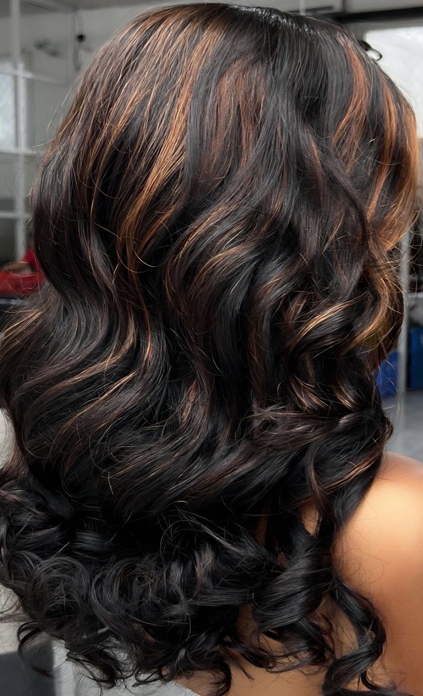 Moira Hair 100% Human Hair Wavey - KENYA 5x5 HD Lace 250 density 18"