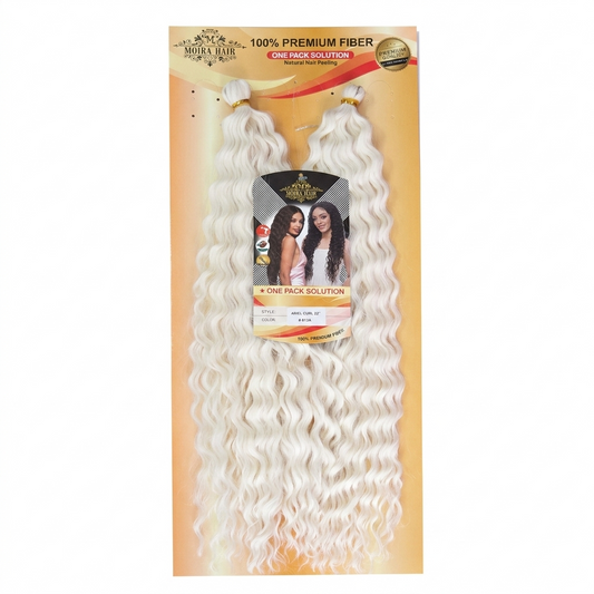 Moira Hair Ariel Curl 22" - Colour #613A White Blonde