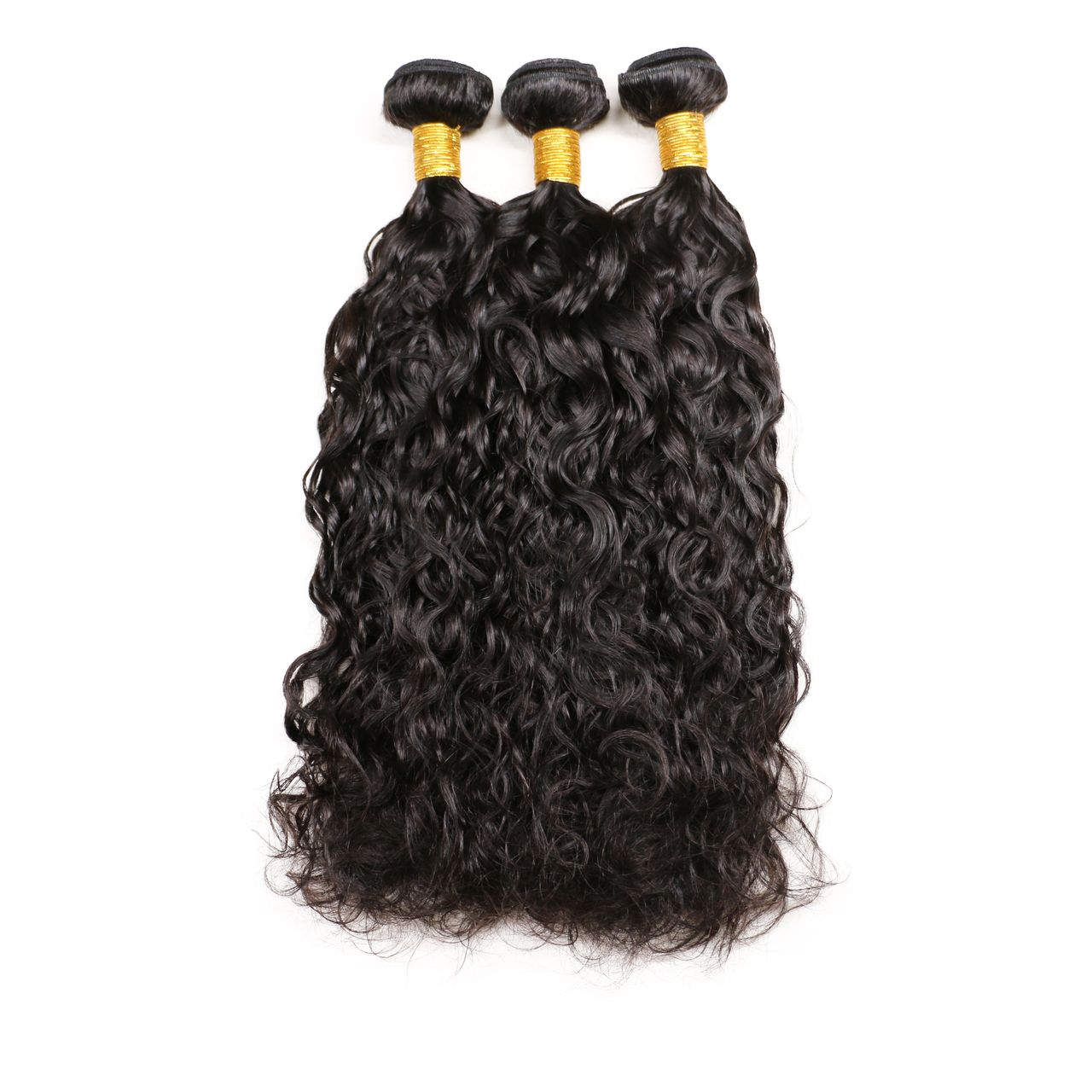 Water wave curls weft