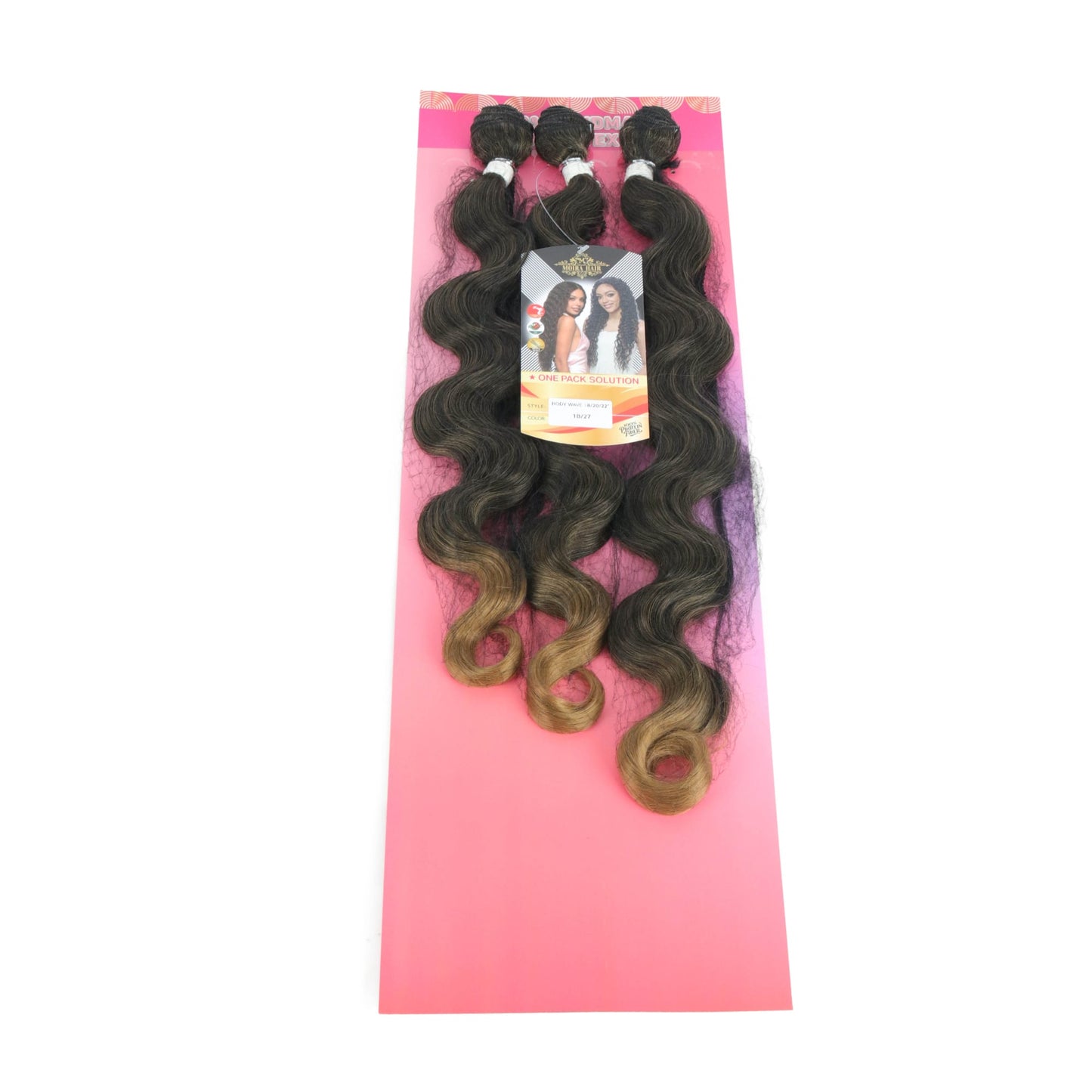 Elegant 3X Body Wave – Color 1B/27 (18", 20", 22")