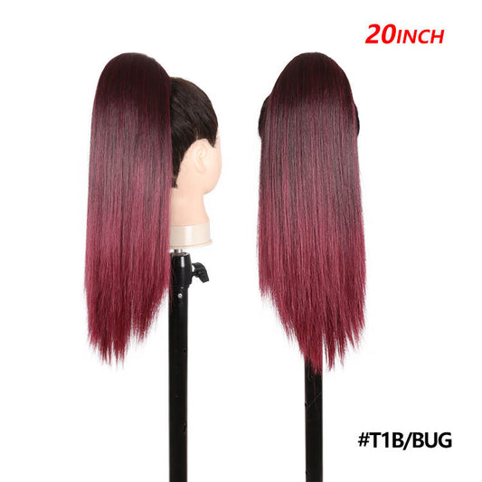 Luxe Yaki Straight Ponytail 20" Wrap