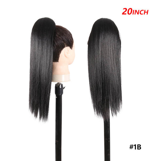 Yaki Straight Ponytail 20" Wrap Around