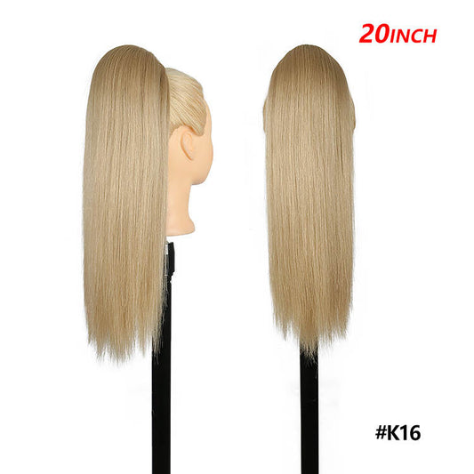 Heat Safe Yaki Straight Ponytail 20"