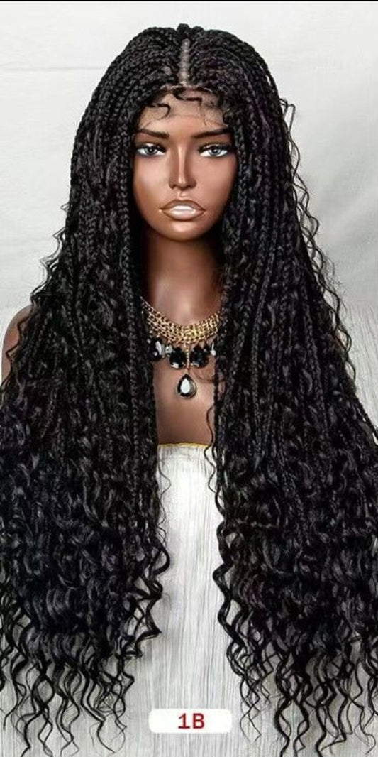 MH passion braids with curls